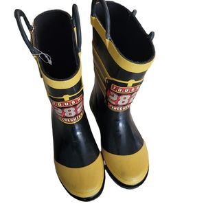 Western Chief Kids Fire Fighter Rain Boots sz 11 toddler